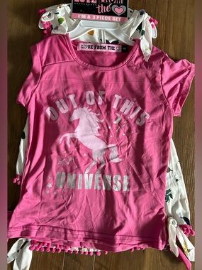 Girls 5/6 PJ SET-3 piece Unicorn PJ’s NWT